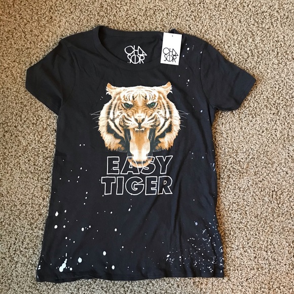chaser easy tiger shirt